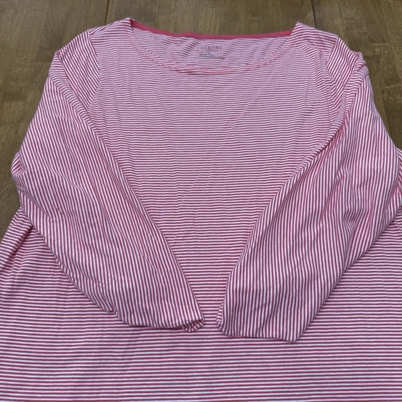 Talbots lot of 3 t-shirts women's 3X colorful basic staple stripe floral bundle - Picture 4 of 16